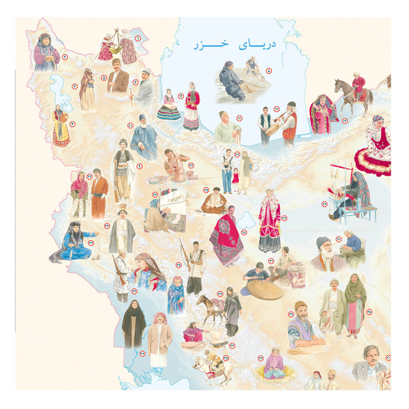 نقشه راهنمای مردم شناسی ایران گیتاشناسی کد ۱۶۲۳ نقشه راهنمای مردم شناسی ایران گیتاشناسی کد ۱۶۲۳