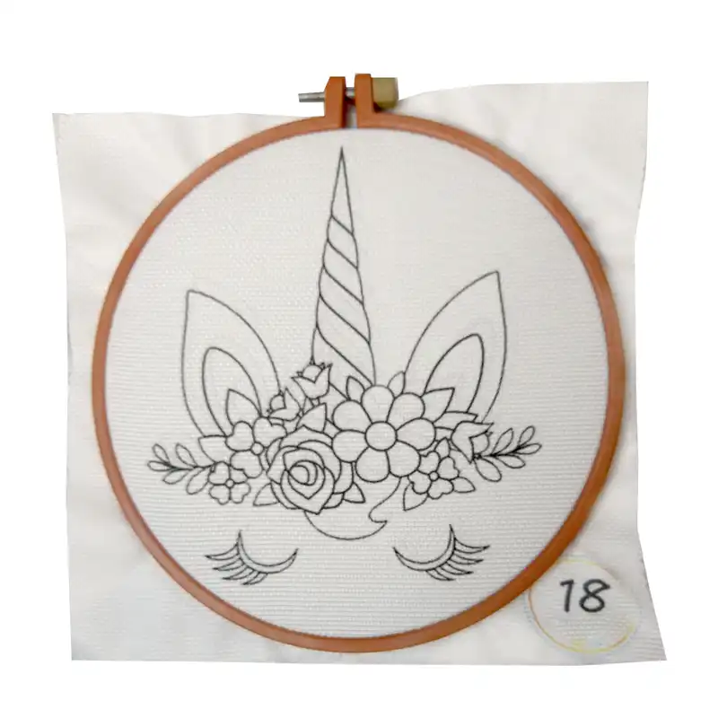 بسته گلدوزی طرح unicorn مجموعه 15عددی