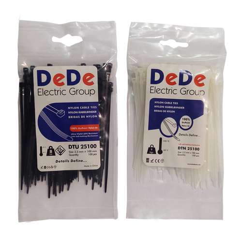 بست کمربندی ده ده الکتریک گروپ مدل DTN25100 بسته 200 عددی