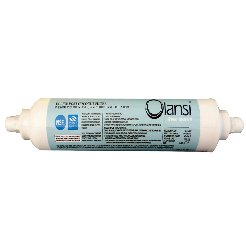 فیلتر دستگاه تصفیه کننده آب اولانسی
مدل POST CARBON COCONUT