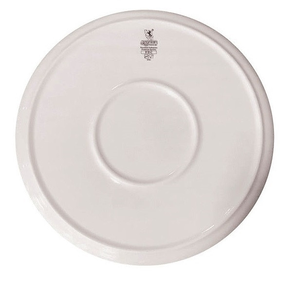 ظرف سرو پیتزا چینی زرین ایران مدل پایه دار هتلی 49 - 30 درجه سه