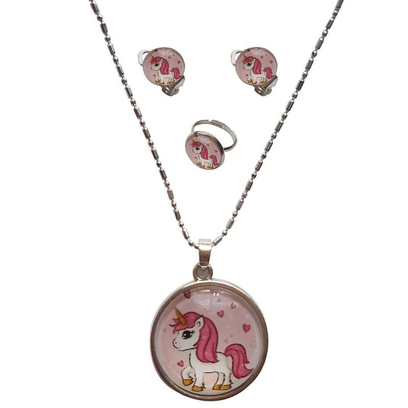 نیم ست دخترانه طرح اسب تک شاخ کد SU2 نیم ست دخترانه طرح اسب تک شاخ کد SU2