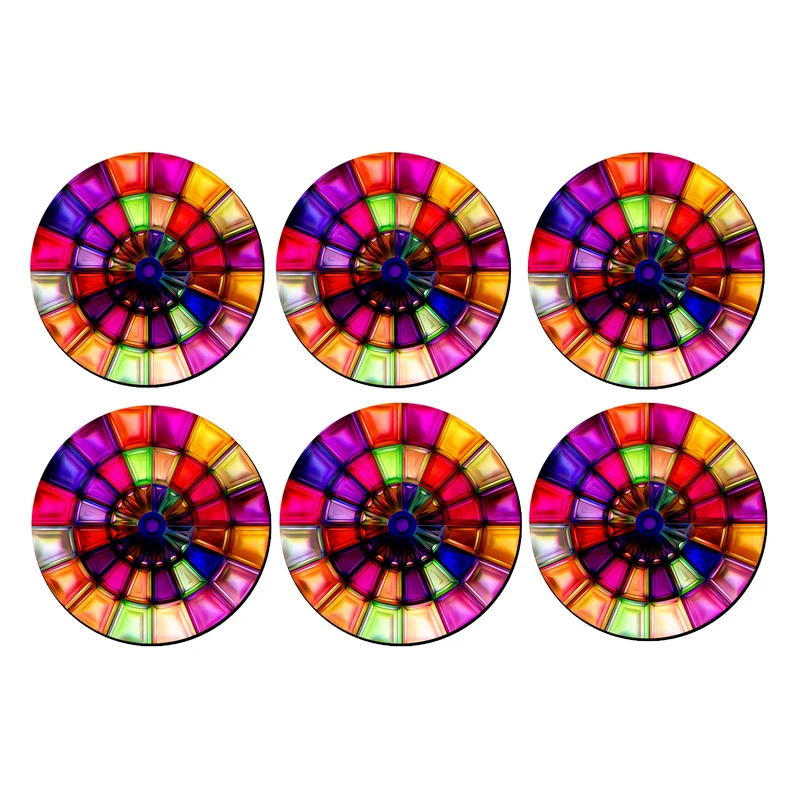 زیر لیوانی لوکسینو مدل DIGI_3 بسته 6 عددی 