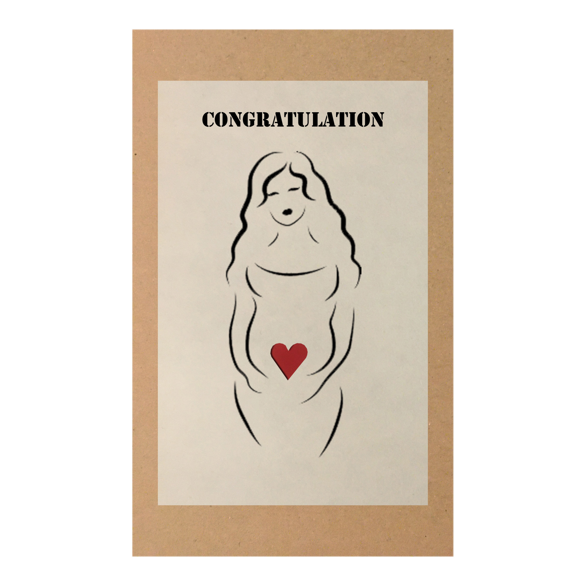 کارت پستال طرح تبریک بارداری کد A124