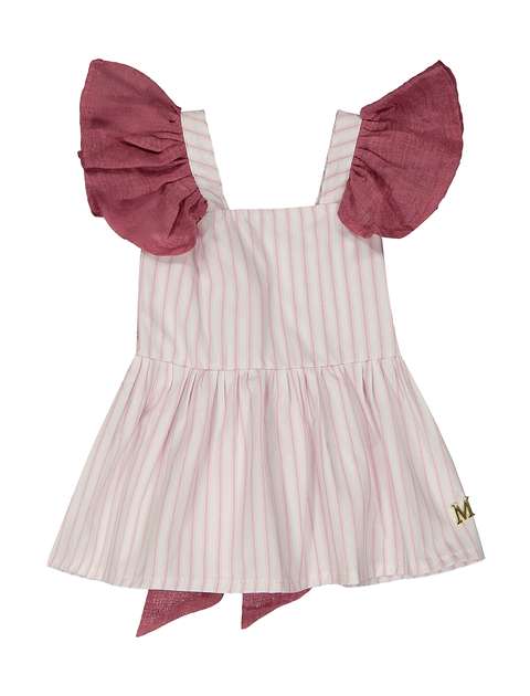 پیراهن نوزادی دخترانه مهرک مدل 1381128-0186
