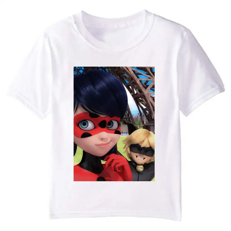 تی شرت بچگانه طرح دختر کفشدوزکی کد TSb24