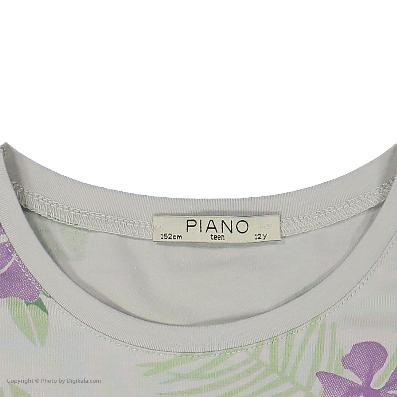 تی شرت دخترانه پیانو مدل 1416-93 -  - 5