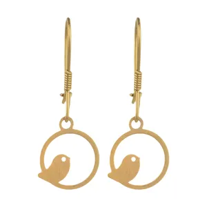 گوشواره طلا 18 عیار زنانه میو گلد مدل GD325