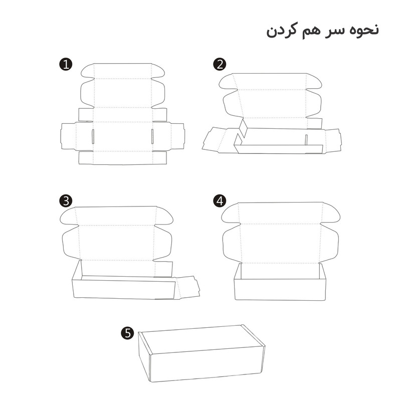 جعبه مدل C05 بسته 50 عددی جعبه مدل C05 بسته 50 عددی