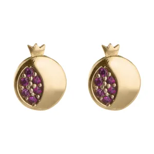 گوشواره طلا 18 عیار زنانه میو گلد مدل GD333