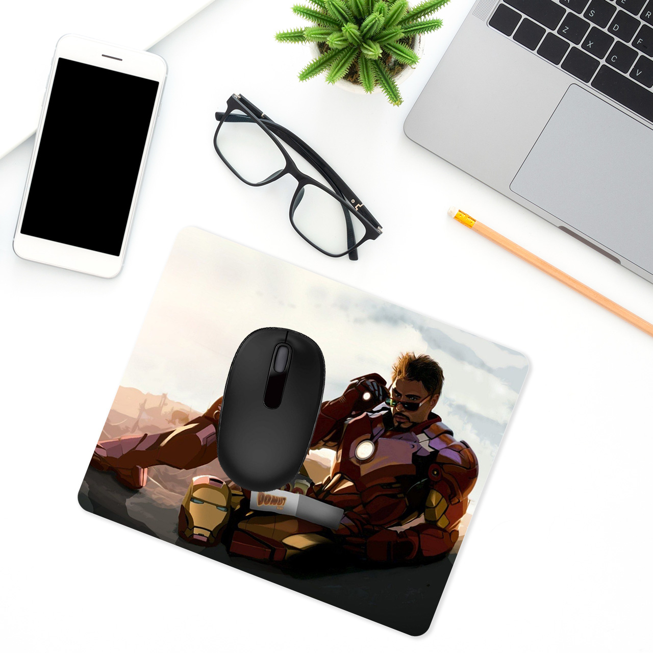 ماوس پد طرح مرد آهنی مدل MP1997