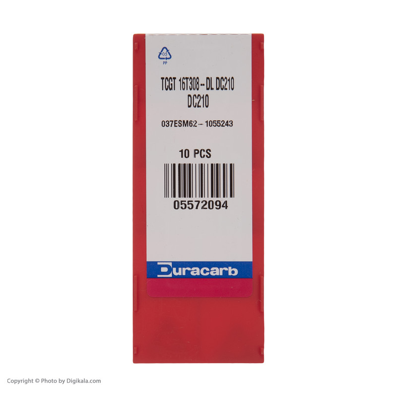 اینسرت دوراکارب کد TCGT 16T308-DL DC210 بسته 10 عددی