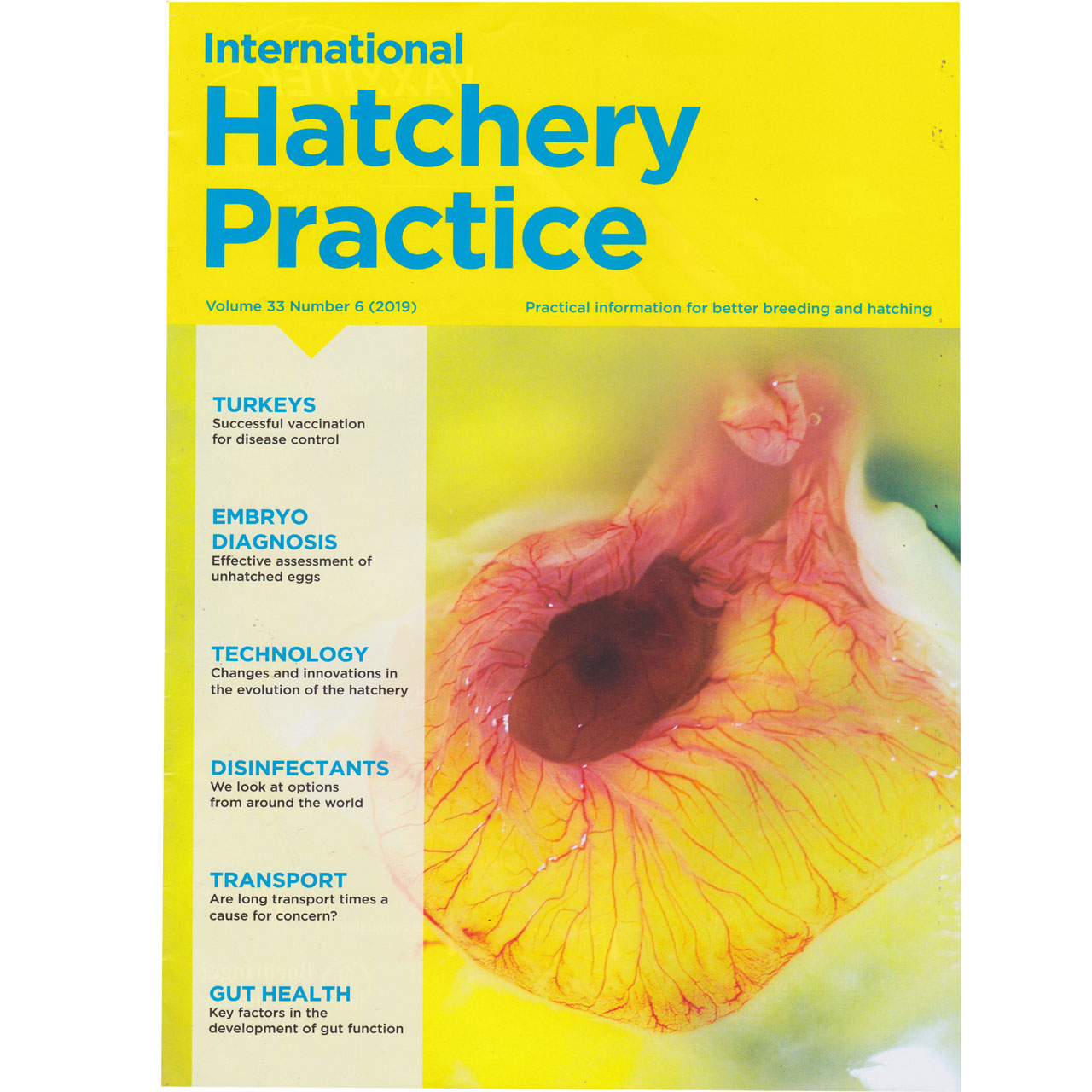 مجله International Hatchery Practice سپتامبر 2019