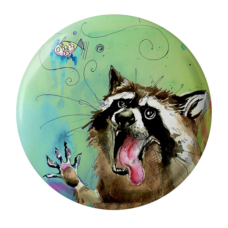 پیکسل طرح راکون و ماهی مدل S1079