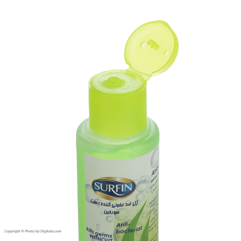 ژل ضد عفونی کننده دست سورفین کد 02 حجم 120 میلی لیتر