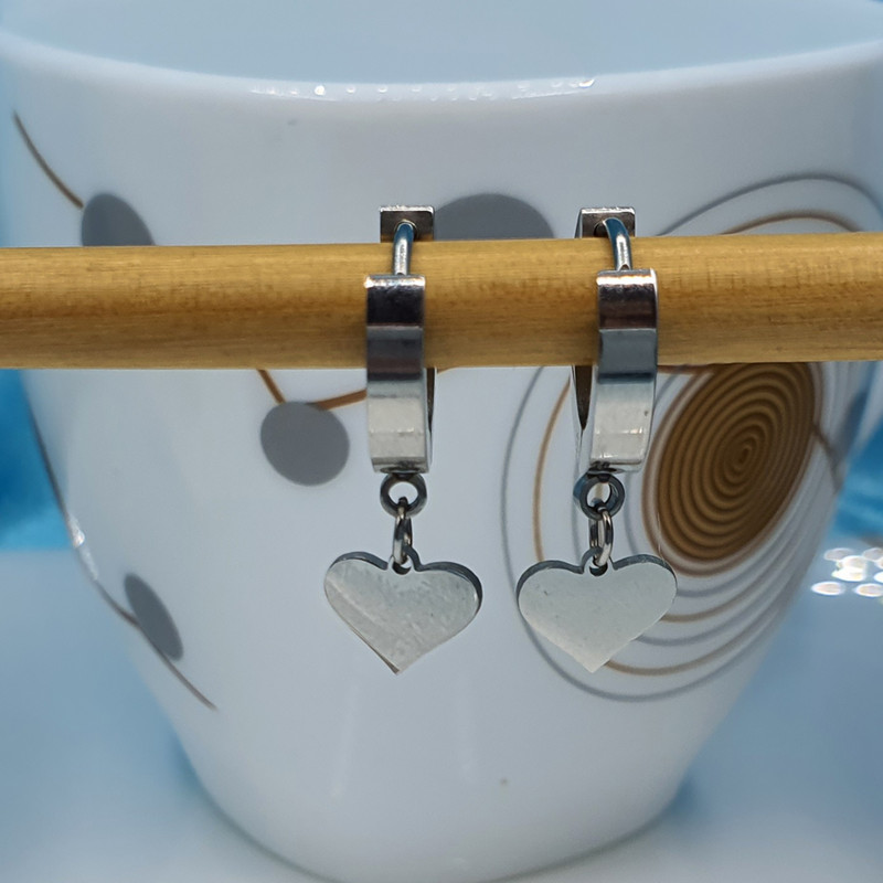 گوشواره زنانه طرح قلب کد GO1515 گوشواره زنانه طرح قلب کد GO1515