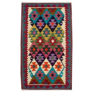 گلیم دستبافت نیم متری کد 1209