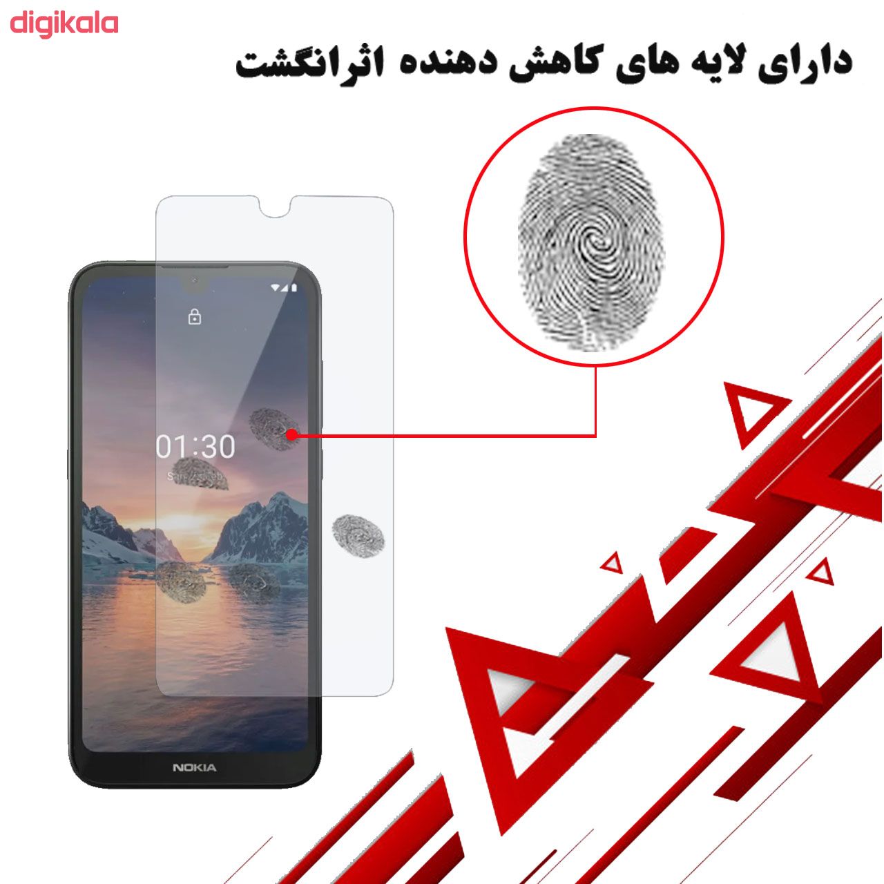 محافظ صفحه نمایش لایونکس مدل UPS مناسب برای گوشی موبایل نوکیا 1.3 main 1 4