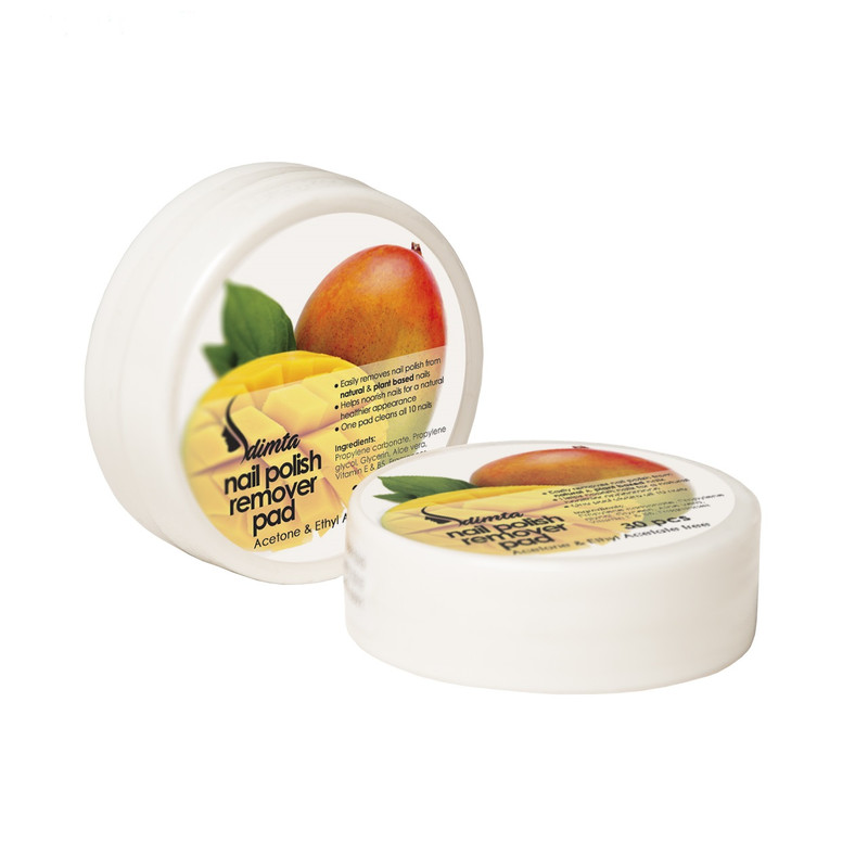 پد لاک پاک کن دیمتا مدل Mango بسته 30 عددی پد لاک پاک کن دیمتا مدل Mango بسته 30 عددی