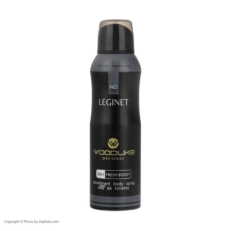 اسپری خوش بو کننده بدن وودلایک مدل Leginet حجم 200 میلی لیتر