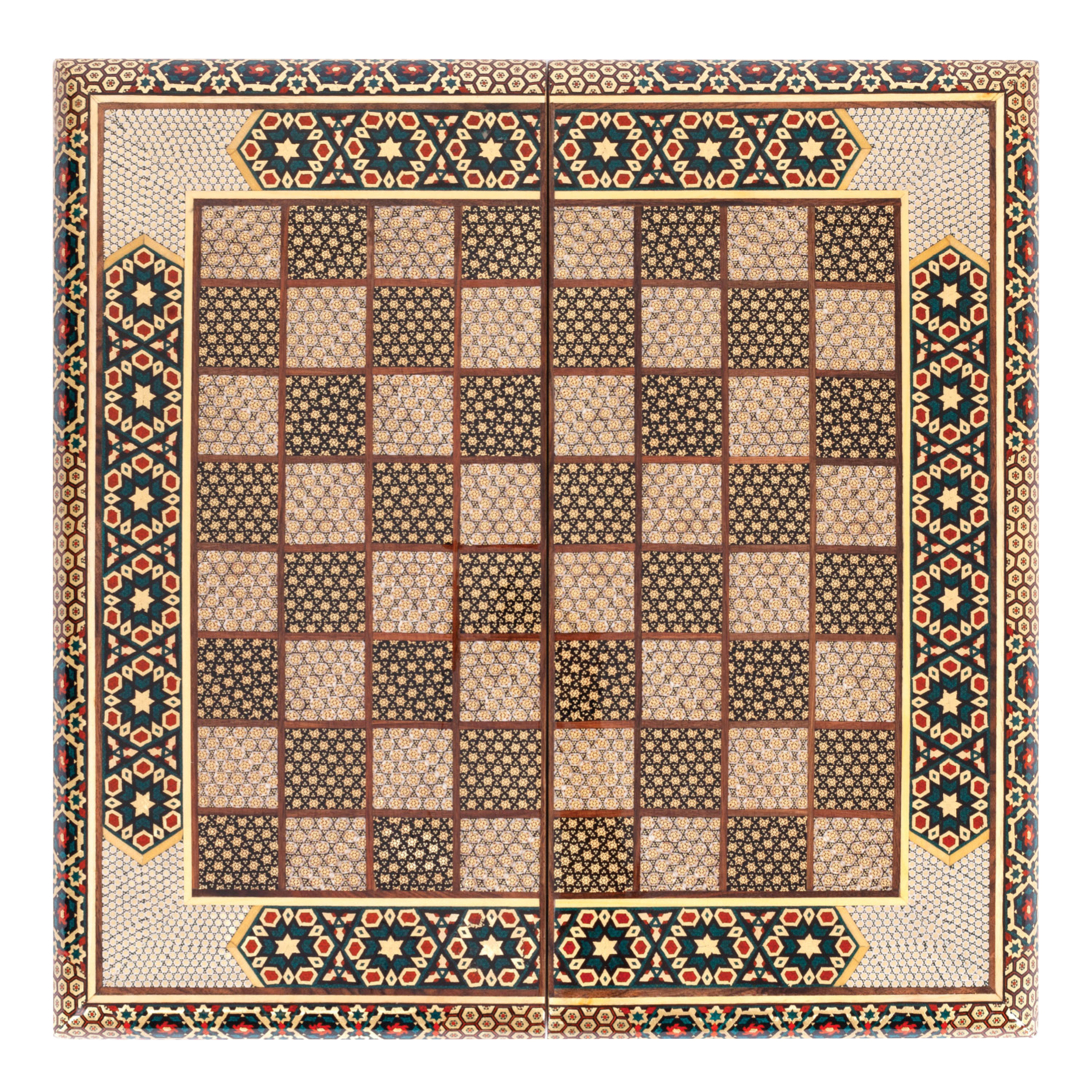 صفحه شطرنج خاتم کاری مدل درویش کد 61