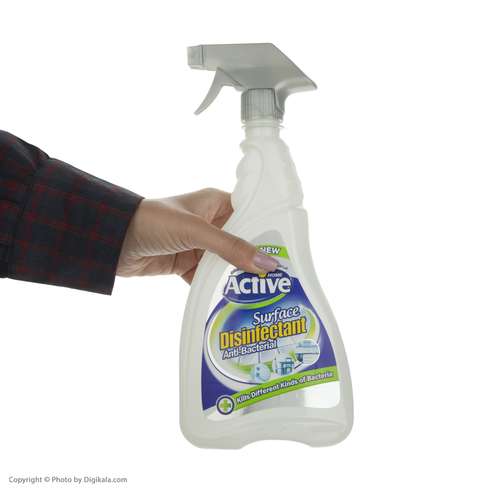 اسپری ضد عفونی کننده سطوح اکتیو مدل Anti bacterial حجم 700 میلی لیتر