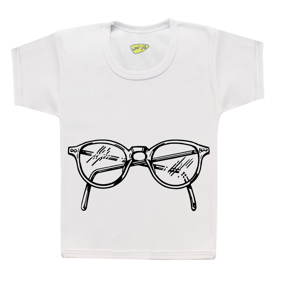 تی شرت پسرانه کارانس طرح عینک مدل BT-2032