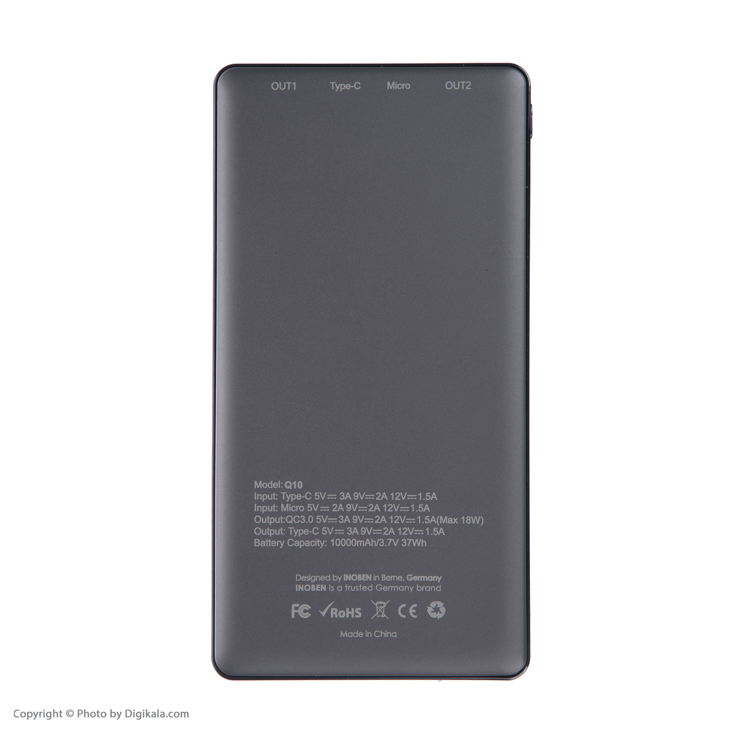 شارژر همراه آینوبن مدل Q-10 ظرفیت 10000 میلی آمپر ساعت