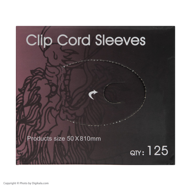 روکش کابل تتو کد 01 بسته 125 عددی