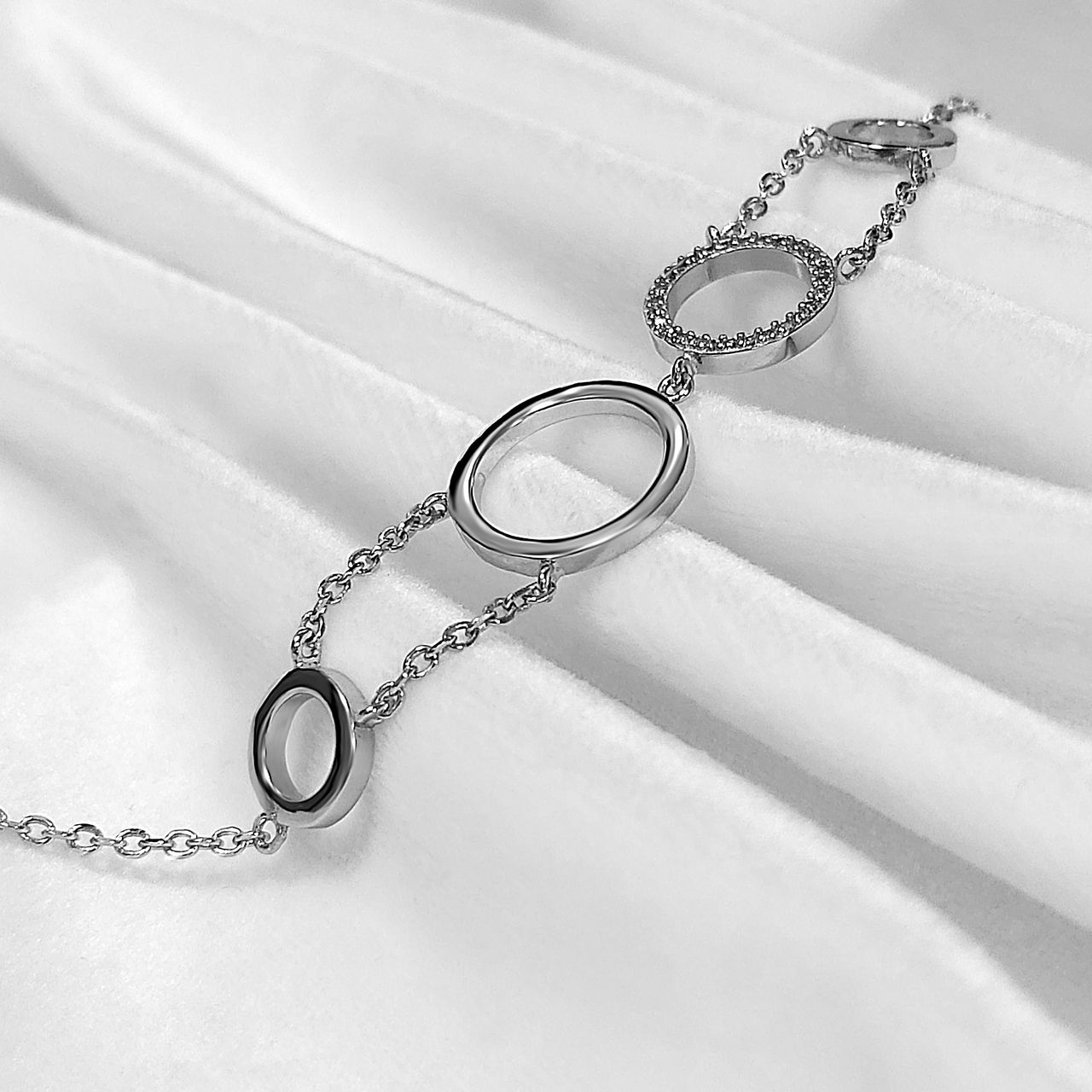 دستبند نقره زنانه اقلیمه کد DN435 -  - 6