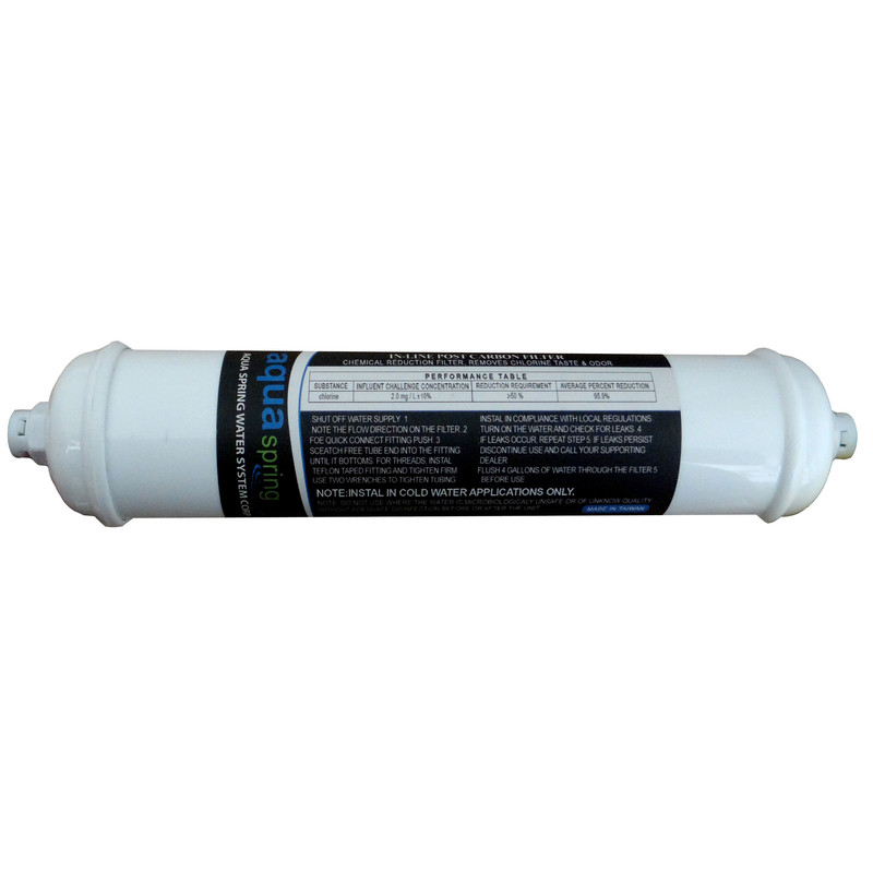فیلتر دستگاه تصفیه کننده آب آکوآ اسپرینگ مدل  COCONUT CARBON POST FILTER