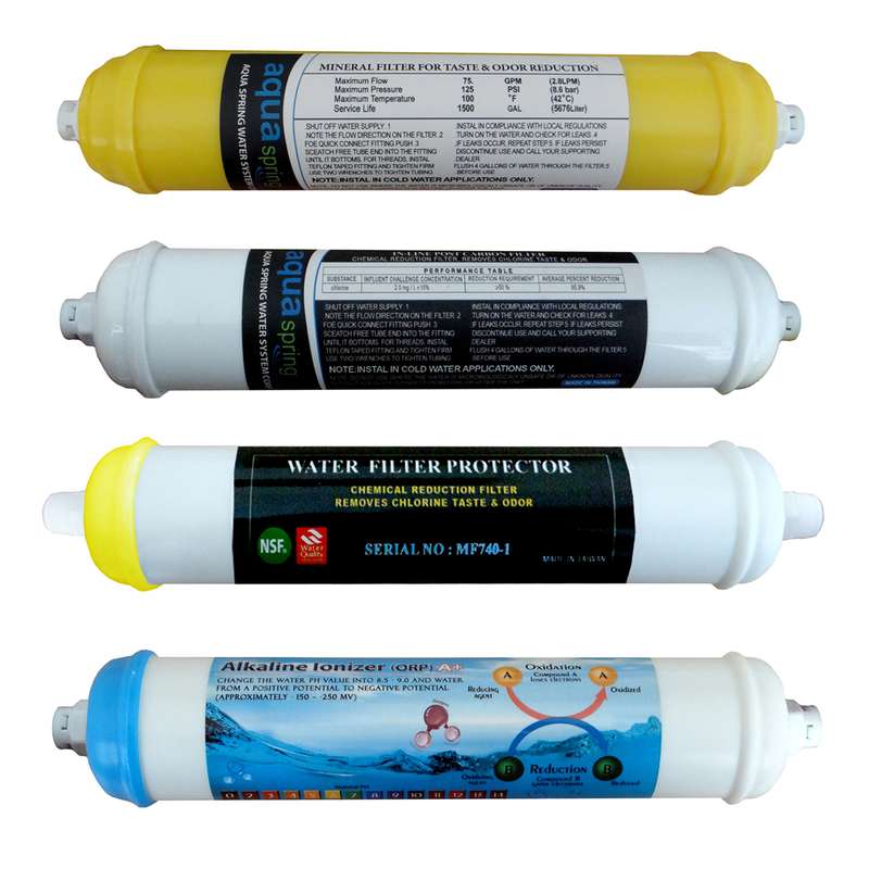 فیلتر دستگاه تصفیه کننده آب مدل SPARE FILTER- 4Q مجموعه 4 عددی فیلتر دستگاه تصفیه کننده آب مدل SPARE FILTER- 4Q مجموعه 4 عددی