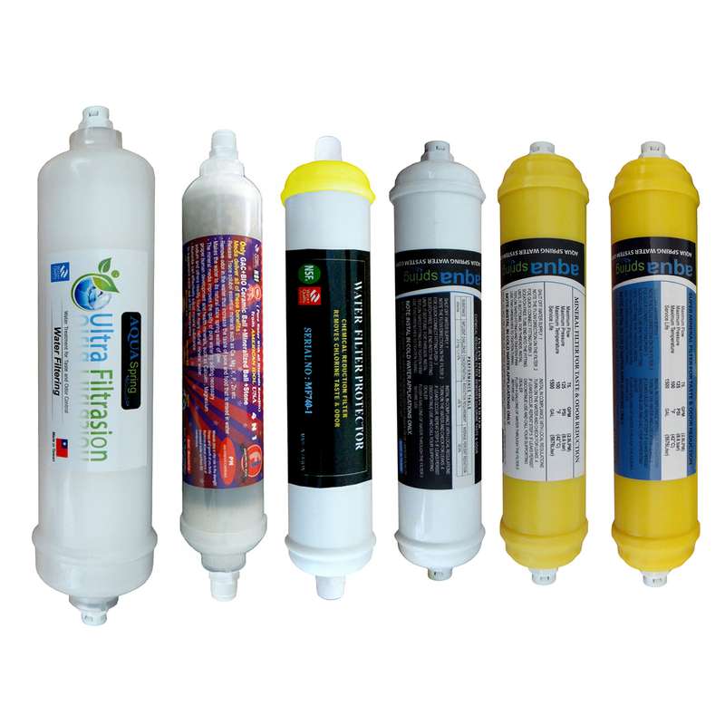 فیلتر دستگاه تصفیه کننده آب مدل SPARE FILTER - 6G مجموعه 6 عددی فیلتر دستگاه تصفیه کننده آب مدل SPARE FILTER - 6G مجموعه 6 عددی