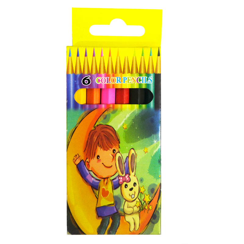 مداد رنگی 6 رنگ کد cp61009812