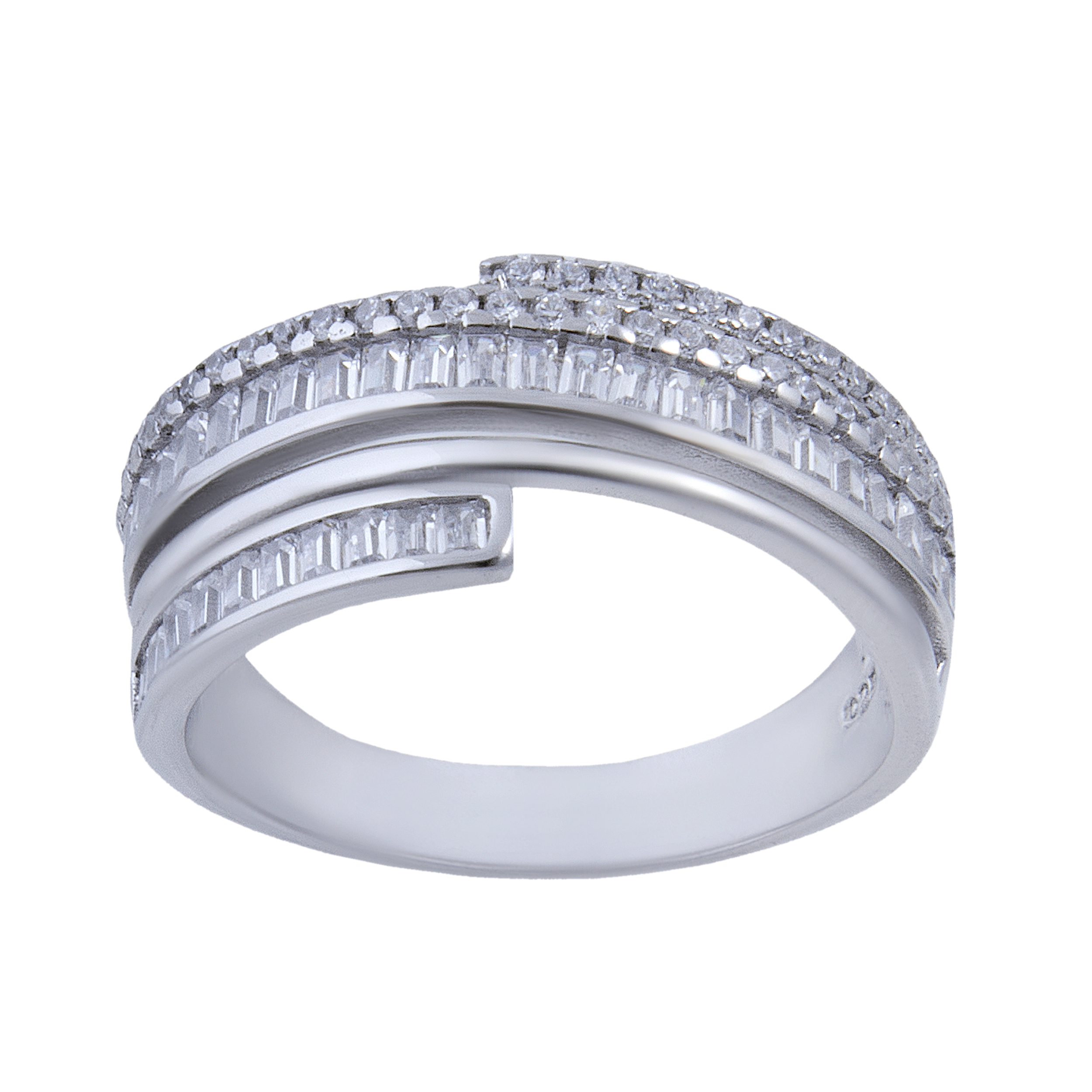 انگشتر نقره زنانه بازرگانی میلادی کد AWR-233