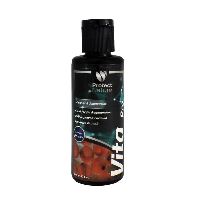 محلول مولتی ویتامین آبزیان پروتکت نیچر مدل ویتا پرو حجم 125 میلی لیتر محلول مولتی ویتامین آبزیان پروتکت نیچر مدل ویتا پرو حجم 125 میلی لیتر