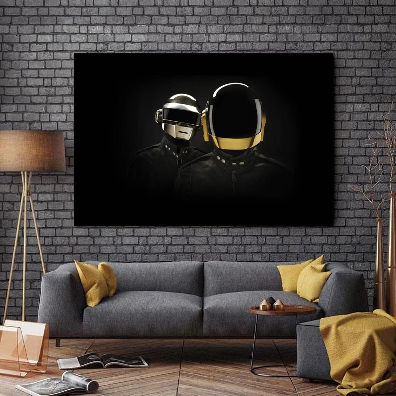 تابلو شاسی طرح بزرگان موسیقی مدل Daft Punk کد 948