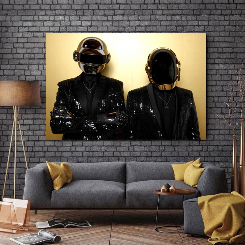 تابلو شاسی طرح بزرگان موسیقی مدل Daft Punk کد 950