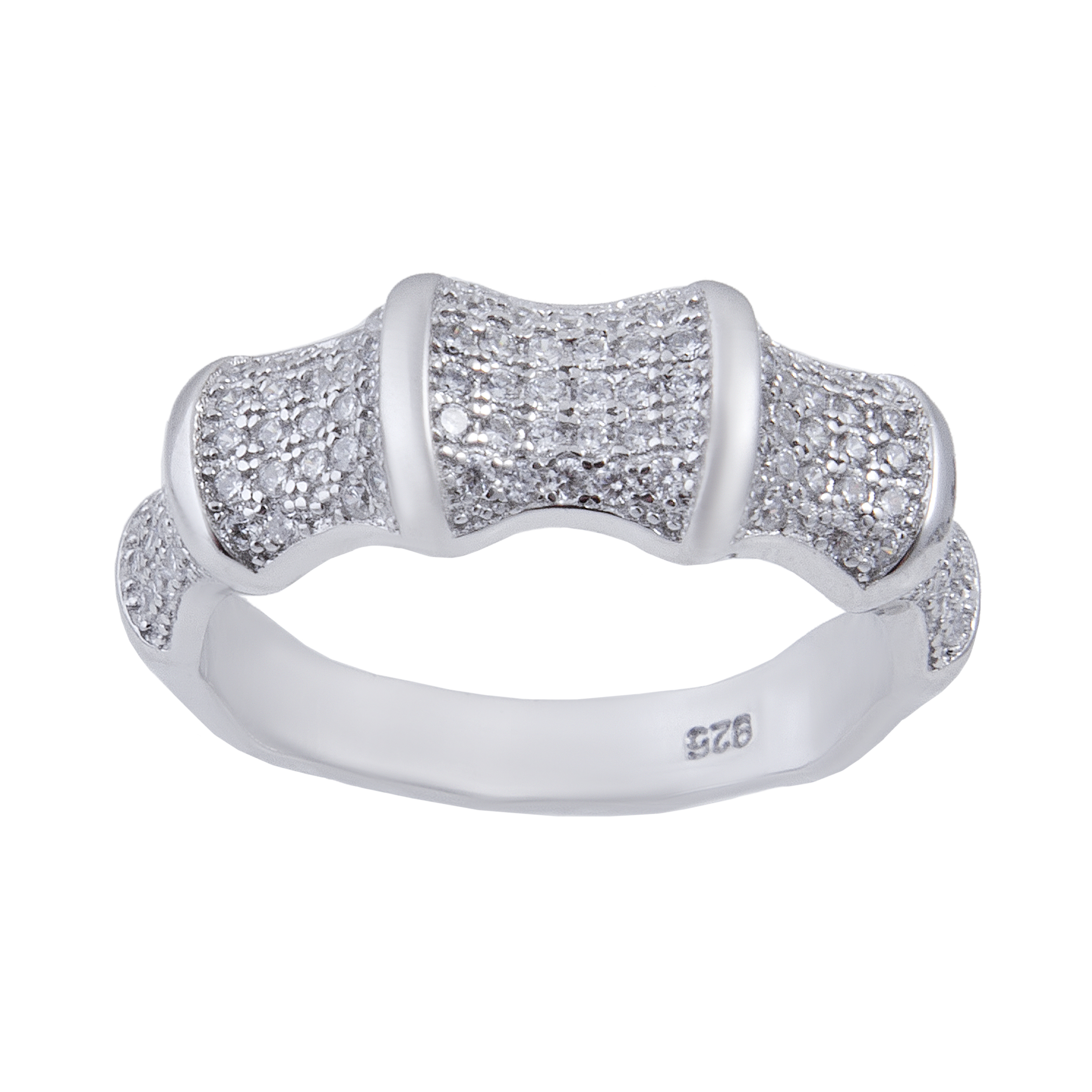 انگشتر نقره زنانه بازرگانی میلادی کد AWR-238