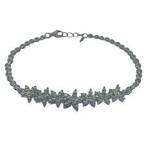 دستبند نقره زنانه کد 26