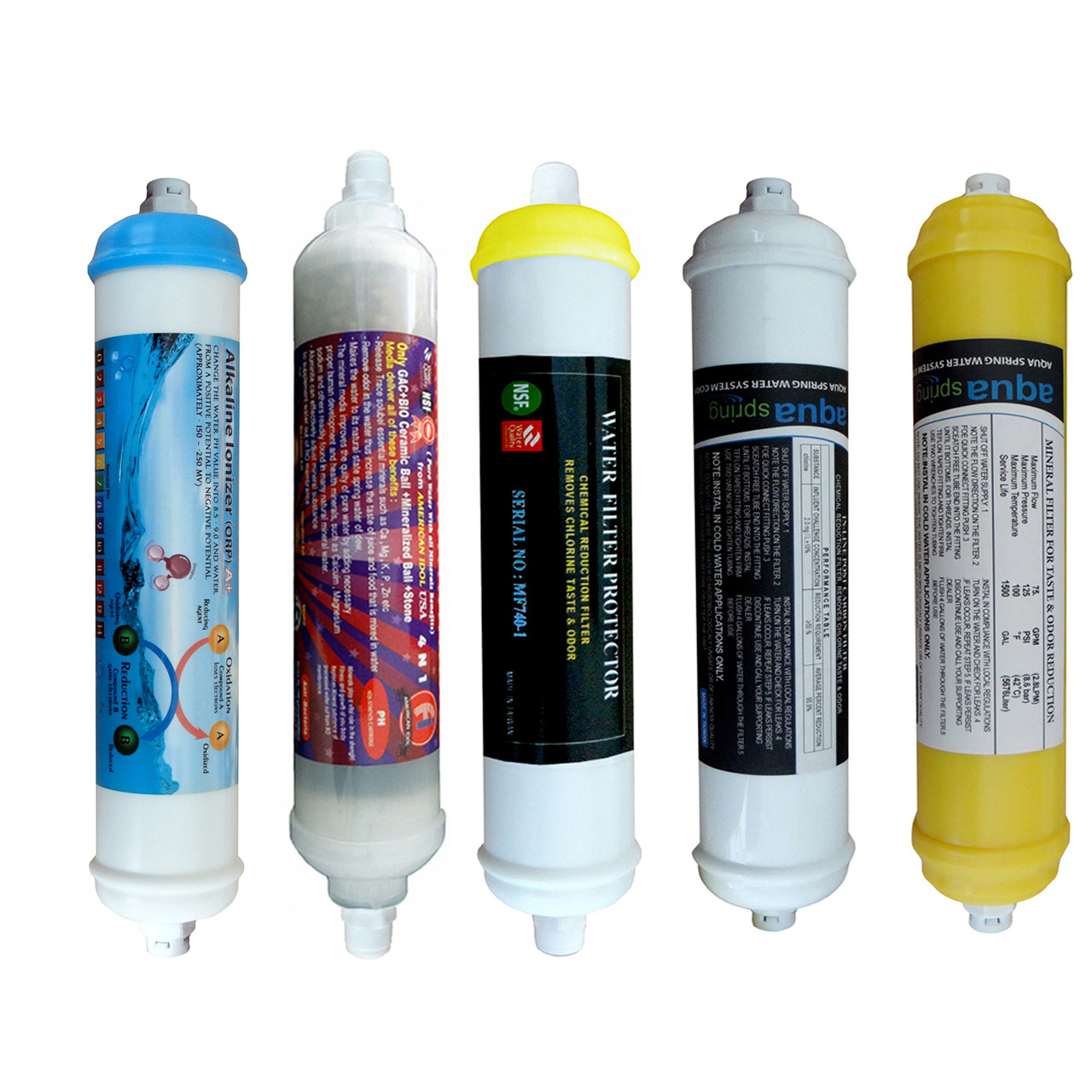 فیلتر دستگاه تصفیه کننده آب مدل SPARE FILTER - 5G مجموعه 5 عددی فیلتر دستگاه تصفیه کننده آب مدل SPARE FILTER - 5G مجموعه 5 عددی