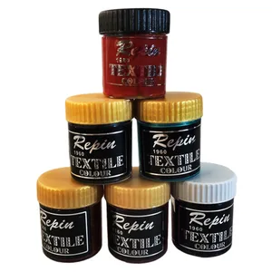 رنگ پارچه رپین کد TC-123 حجم 30 میلی لیتر مجموعه 6 عددی