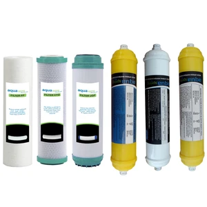 فیلتر دستگاه تصفیه کننده آب آکوآ اسپرینگ مدل spare filter-6p مجموعه 6 عددی