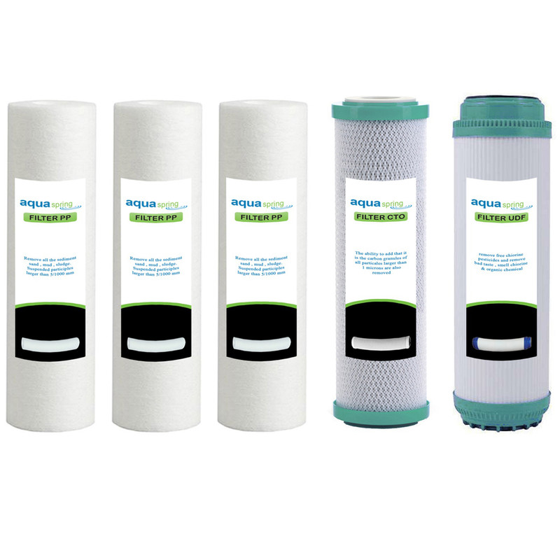 فیلتر دستگاه تصفیه کننده آب مدل SPARE FILTER 9 مجموعه 9 عددی
