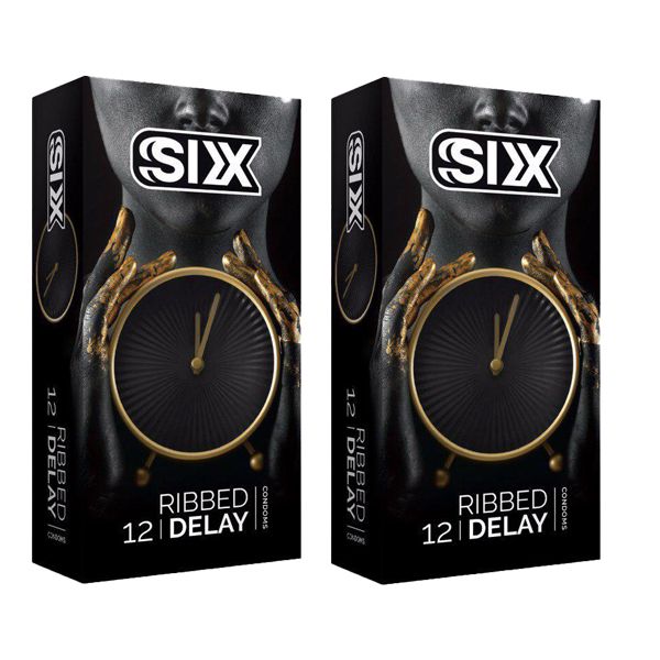 کاندوم سیکس مدل Ribbed Delay مجموعه 2 عددی -  - 2
