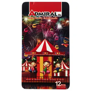 مداد رنگی 12 رنگ آدمیرال مدل 761C12-Merry-Go-Round