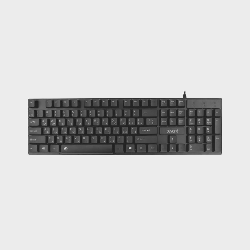 کیبورد بیاند مدل BK-2350 به همراه حروف فارسی 1