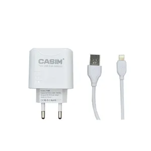 شارژر دیواری کسیم مدل T108 به همراه کابل لایتنینگ