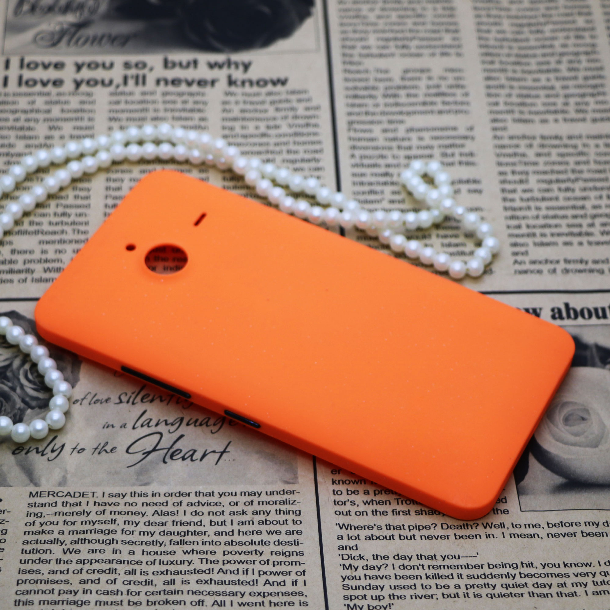 در پشت گوشی مدل BK-01 مناسب برای گوشی موبایل مایکروسافت Lumia 640XL