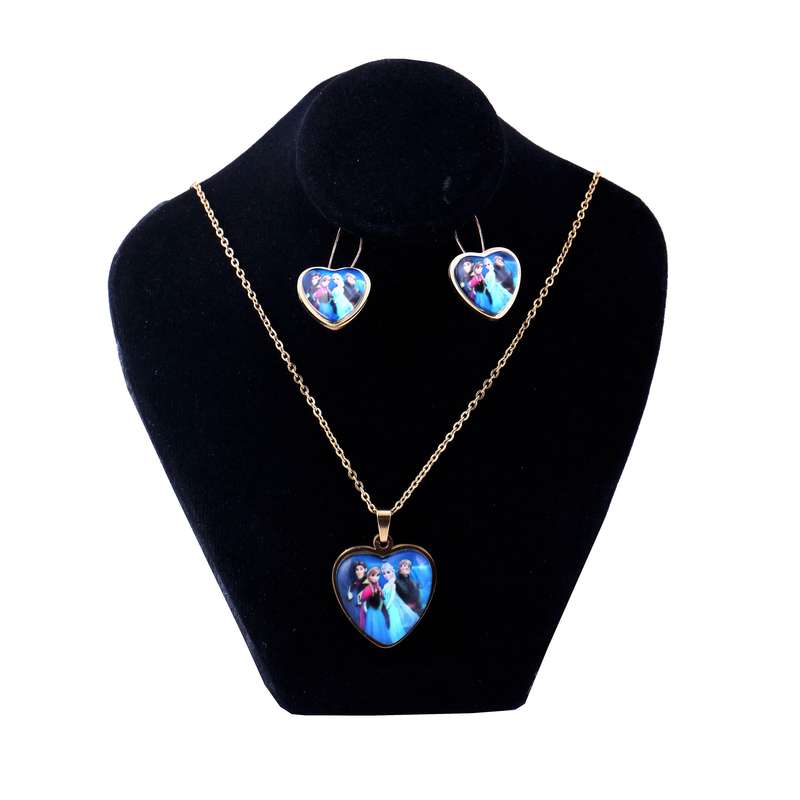 نیم ست دخترانه طرح ملکه برفی کد 13323 نیم ست دخترانه طرح ملکه برفی کد 13323